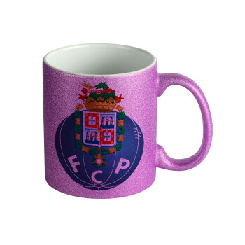 FCP, Κούπα Μωβ Glitter που γυαλίζει, κεραμική, 330ml