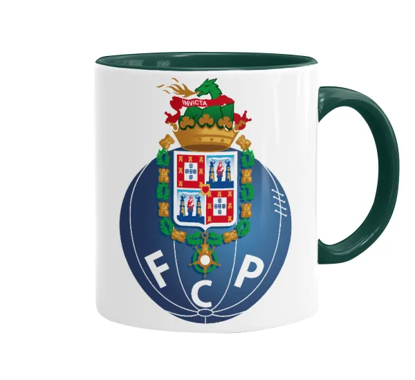FCP — Κούπα χρωματιστή πράσινη, κεραμική, 330ml