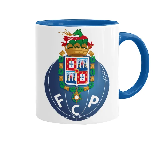 FCP — Κούπα χρωματιστή μπλε, κεραμική, 330ml