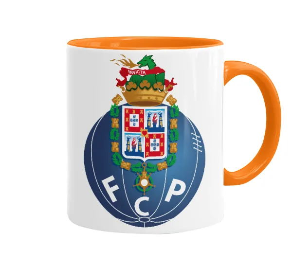 FCP — Κούπα χρωματιστή πορτοκαλί, κεραμική, 330ml
