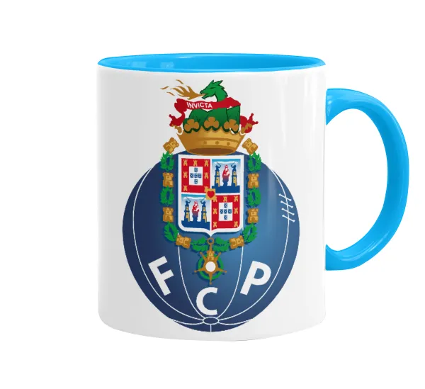 FCP — Κούπα χρωματιστή γαλάζια, κεραμική, 330ml