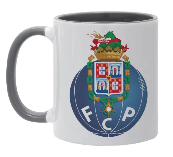 FCP — Κούπα χρωματιστή γκρι, κεραμική, 330ml