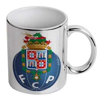 FCP, Mug ceramic, silver mirror, 330ml