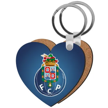 FCP, Μπρελόκ Ξύλινο καρδιά MDF