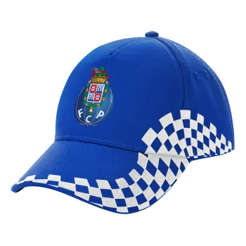 FCP, Adult Ultimate BLUE RACING Cap, (100% COTTON DRILL, ADULT, UNISEX, ONE SIZE)