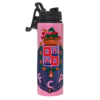 FCP, Metallic water bottle with safety lid, 850ml aluminum