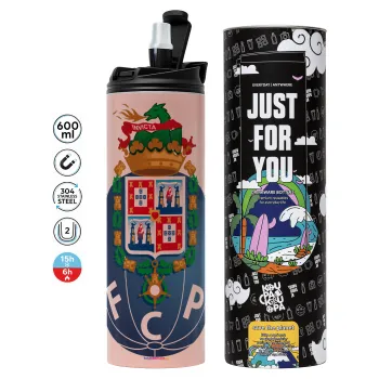 FCP, Tumbler stainless steel PINK 600ml