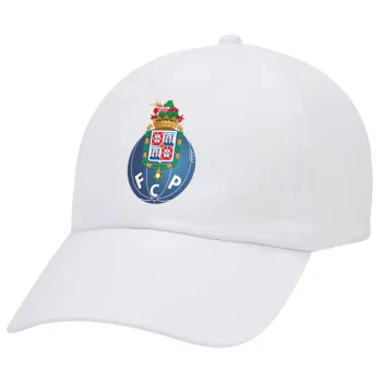 FCP, Adult Baseball Cap White 5-panel (POLYESTER, ADULT, UNISEX, ONE SIZE)