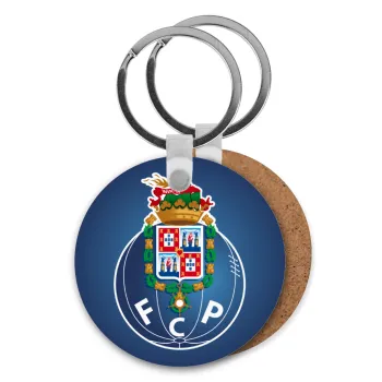 FCP, Μπρελόκ Ξύλινο στρογγυλό MDF Φ5cm