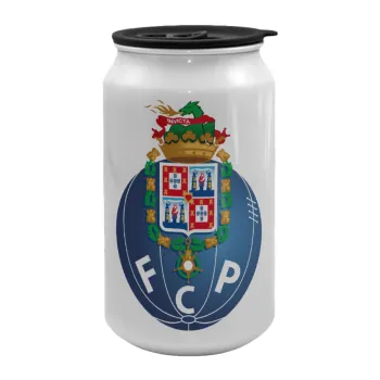FCP, Κούπα ταξιδιού μεταλλική με καπάκι (tin-can) 500ml