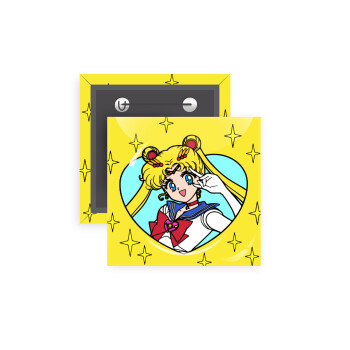 Sailor Moon star, Κονκάρδα παραμάνα τετράγωνη 5x5cm
