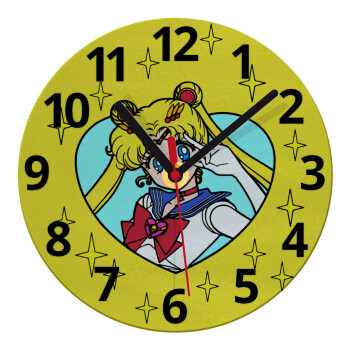 Sailor Moon star, Ρολόι τοίχου γυάλινο (20cm)