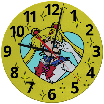 Sailor Moon star, Ρολόι τοίχου γυάλινο (30cm)