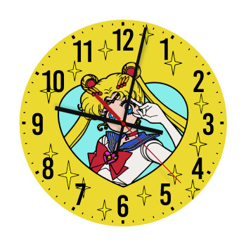 Sailor Moon star, Ρολόι τοίχου ξύλινο (30cm)