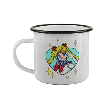 Sailor Moon star, Κούπα εμαγιέ με μαύρο χείλος 360ml