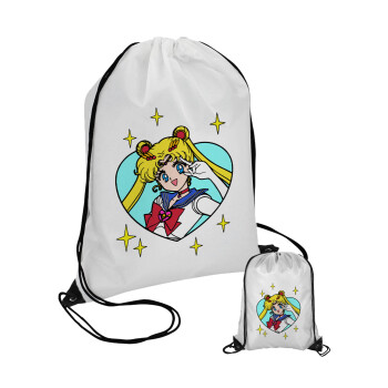 Sailor Moon star, Τσάντα πουγκί με μαύρα κορδόνια (1 τεμάχιο)