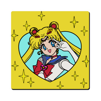 Sailor Moon star, Τετράγωνο μαγνητάκι ξύλινο 6x6cm