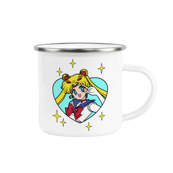 Sailor Moon star, Κούπα Μεταλλική εμαγιέ λευκη 360ml