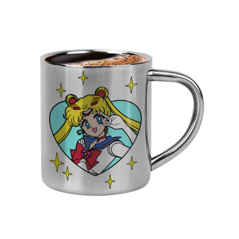 Sailor Moon star, Κουπάκι μεταλλικό διπλού τοιχώματος για espresso (220ml)