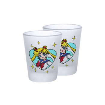 Sailor Moon star, Σφηνοπότηρα γυάλινα 45ml του πάγου (2 τεμάχια)