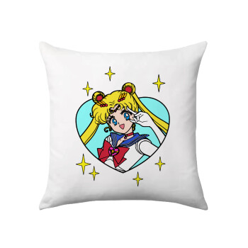 Sailor Moon star, Μαξιλάρι καναπέ 40x40cm περιέχεται το  γέμισμα