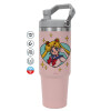Pink color, 890ml (30oz) stainless Steel Tumbler with Handle