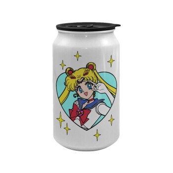 Sailor Moon star, Κούπα ταξιδιού μεταλλική με καπάκι (tin-can) 500ml