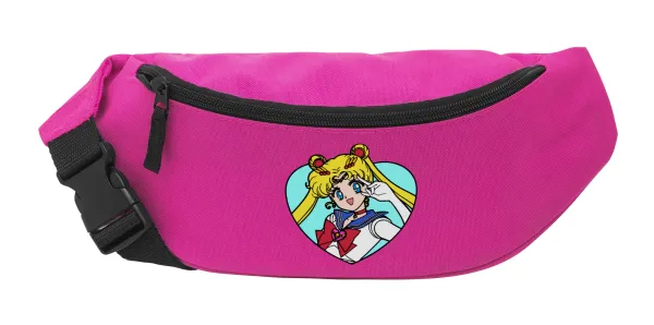Sailor Moon star — Unisex waist bag (banana) in PINK color with 2 pockets