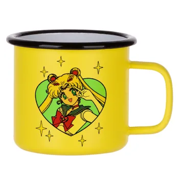 Sailor Moon star, Metallic enamel MATT Yellow cup 360ml