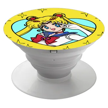 Sailor Moon star, Phone Holders Stand  Λευκό Βάση Στήριξης Κινητού στο Χέρι