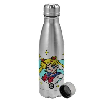 Sailor Moon star, Μεταλλικό παγούρι νερού, ανοξείδωτο ατσάλι, 750ml