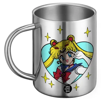 Sailor Moon star, BIG Mug Stainless steel double wall (450ml)