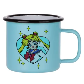 Sailor Moon star, Κούπα Μεταλλική εμαγιέ ΜΑΤ σιέλ 360ml