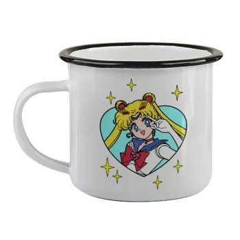 Sailor Moon star, Κούπα εμαγιέ με μαύρο χείλος 360ml