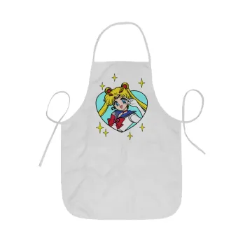 Sailor Moon star, Ποδιά Σεφ ολόσωμη κοντή  Παιδική (44x62cm)