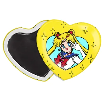 Sailor Moon star, Μαγνητάκι καρδιά (57x52mm)