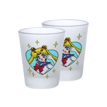 Sailor Moon star, Σφηνοπότηρα γυάλινα 45ml του πάγου (2 τεμάχια)