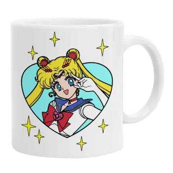 Sailor Moon star, Ceramic coffee mug, 330ml