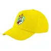 Child's Baseball Cap, 100% Cotton Twill, Yellow (COTTON, CHILD, UNISEX, ONE SIZE)