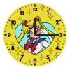 Wooden wall clock (20cm)