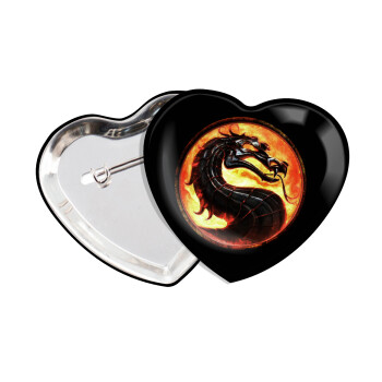 Mortal Kombat, Κονκάρδα παραμάνα καρδιά (57x52mm)