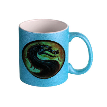 Mortal Kombat, Κούπα Σιέλ Glitter που γυαλίζει, κεραμική, 330ml