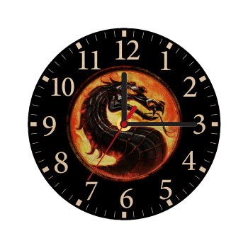 Mortal Kombat, Ρολόι τοίχου ξύλινο plywood (20cm)