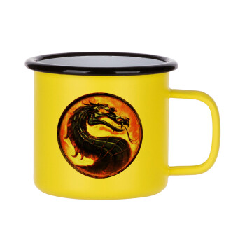 Mortal Kombat, Metallic enamel MATT Yellow cup 360ml
