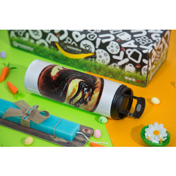 Mortal Kombat, Πασχαλινή Λαμπάδα με Travel Tumbler θερμό με διπλό καπάκι (600ml, BPA free) & κερί αρωματικό πλακέ (30cm) (ΤΙΡΚΟΥΑΖ)