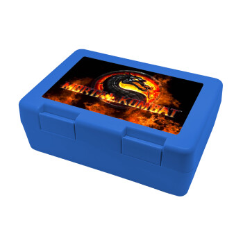 Mortal Kombat, Children's cookie container BLUE 185x128x65mm (BPA free plastic)