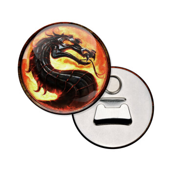 Mortal Kombat, Μαγνητάκι και ανοιχτήρι μπύρας στρογγυλό διάστασης 5,9cm