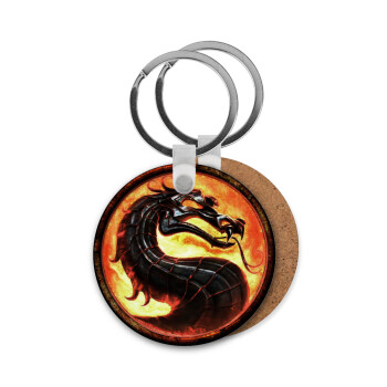 Mortal Kombat, Μπρελόκ Ξύλινο στρογγυλό MDF Φ5cm