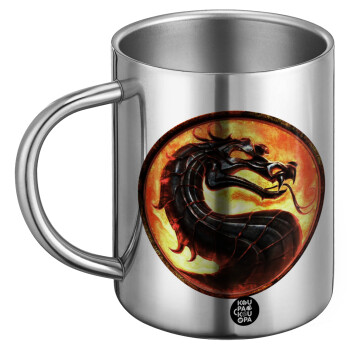 Mortal Kombat, Ανοξείδωτη Μεταλλική Κούπα 450ml - Διπλού Τοιχώματος