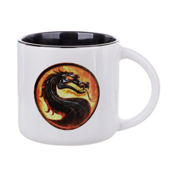 Mortal Kombat, Κούπα κεραμική 400ml Λευκή/Μαύρη